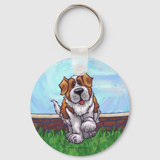 St. Bernard Gifts & Accessoires Sleutelhanger (Voorkant)