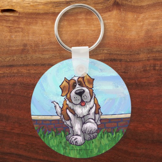 St. Bernard Gifts & Accessoires Sleutelhanger (Voorkant)