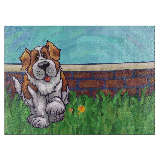 St. Bernard Gifts & Accessoires Snijplank (Voorkant)