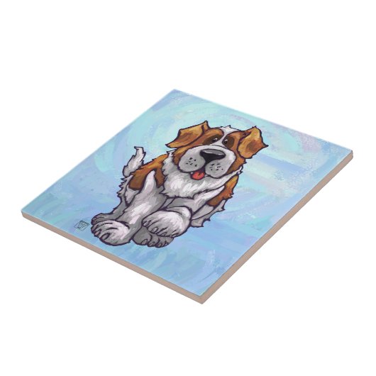 St. Bernard Gifts & Accessoires Tegeltje (Zijkant)
