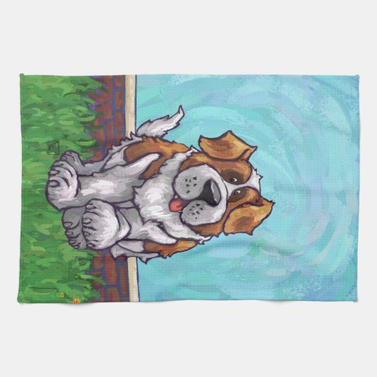 St. Bernard Gifts & Accessoires Theedoek (Horizontaal)