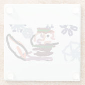 st bernard glazen onderzetter (Achterkant)