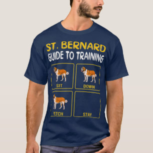 St. Bernard Guide to training Dog Obedience T-shirt