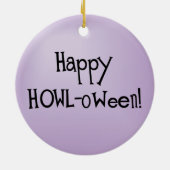 St. Bernard Halloween Keramisch Ornament (Achterkant)