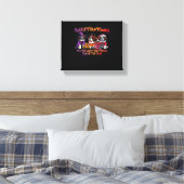 St. Bernard Halloween Thanksgiving Kerstles Canvas Afdruk (Insitu (Slaapkamer))