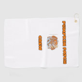 St. Bernard Halloween Thanksgiving Kerstles Golfhanddoek (Horizontaal)