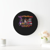 St. Bernard Halloween Thanksgiving Kerstles Grote Klok (Huis)