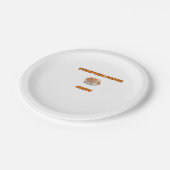 St. Bernard Halloween Thanksgiving Kerstles Papieren Bordje (Gekanteld)