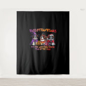 St. Bernard Halloween Thanksgiving Kerstles Wandkleed (Voorkant)