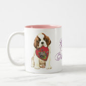 St. Bernard Heart mama Tweekleurige Koffiemok (Links)