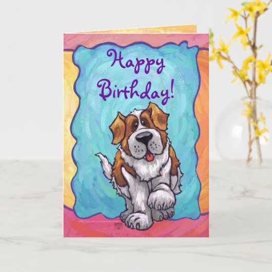 St. Bernard het Centrum van de Partij Kaart (Gele Bloem)