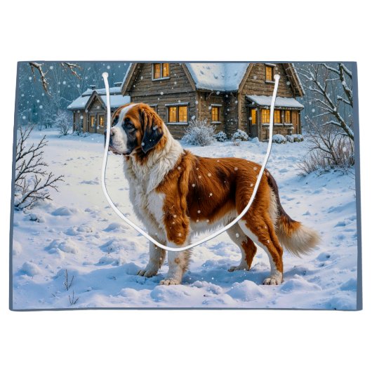 St Bernard Holiday Groot Cadeauzakje (Voorkant)