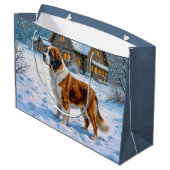 St Bernard Holiday Groot Cadeauzakje (Achterkant Gekanteld)