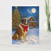 St. Bernard Holiday  Kaart (Voorkant)