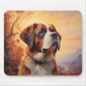 St. Bernard hond Muismat (Voorkant)