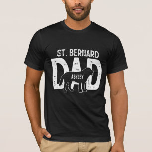 St. Bernard Honden Vader Puppy Vader T-shirt