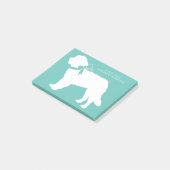 St. Bernard Hondenpuppy Post-it® Notes (Schuin)