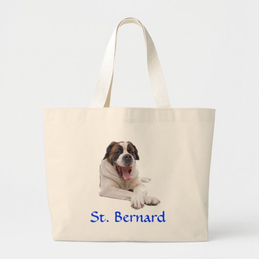 St. Bernard Jumbo Canvas Canvas tas (Voorkant)