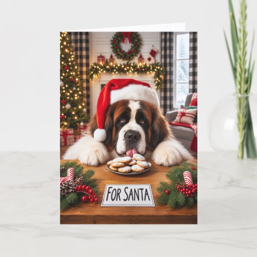 St Bernard kaart niet Sinterklaas (Voorkant)