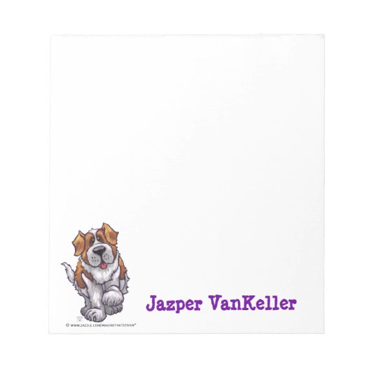 St. Bernard Kantoorartikelen Notitieblok (Voorkant)