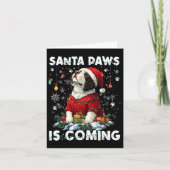 St. Bernard Kerstboom Decoraties Hondenliefhebber  Kaart (Voorkant)