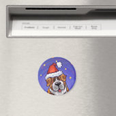 St. Bernard Kerstmis Magneet (Insitu (Vaatwasser))