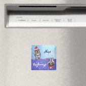 St. Bernard Kerstmis Magneet (Insitu (Vaatwasser))