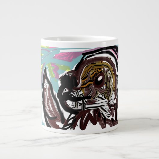st bernard liefde grote koffiekop (Voorkant)