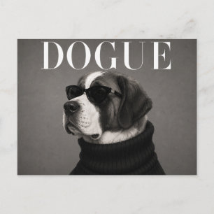 St Bernard Luxe Haute Couture Briefkaart