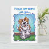 St. Bernard Party Center Kaart (Staand voorkant)