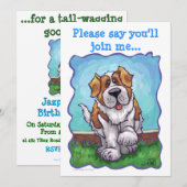 St. Bernard Party Center Kaart (Voorkant / Achterkant)