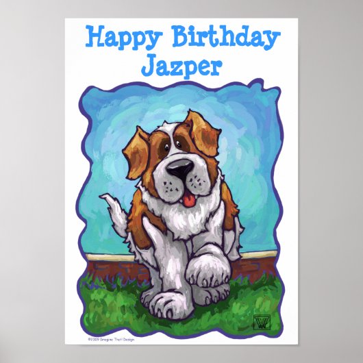 St. Bernard Party Center Poster (Voorkant)