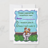 St. Bernard Party Center RSVP Kaartje (Achterkant)