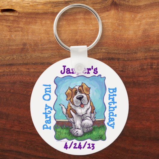 St. Bernard Party Center Sleutelhanger (Voorkant)