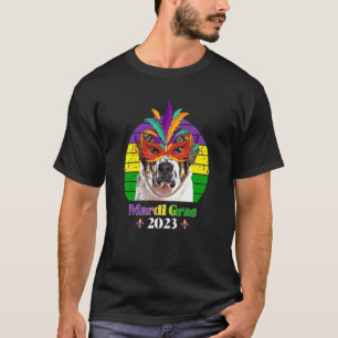 St Bernard Party Dog Mardi Gras 2023 T-shirt