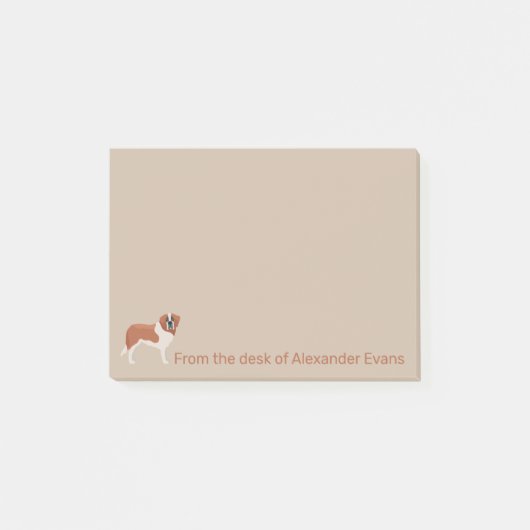 St. Bernard Personalize Post-it® Notes (Voorkant)