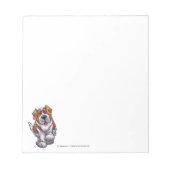 St. Bernard Personalized Stationery Notitieblok (Voorkant)