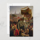 St. Bernard Preaching the Second Crusade Briefkaart (Voorkant / Achterkant)