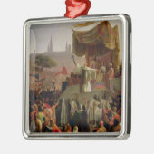 St. Bernard Preaching the Second Crusade Metalen Ornament (Links)