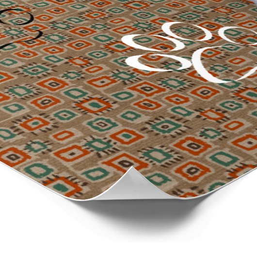 St Bernard Puppy Cookie Poster (Hoek)