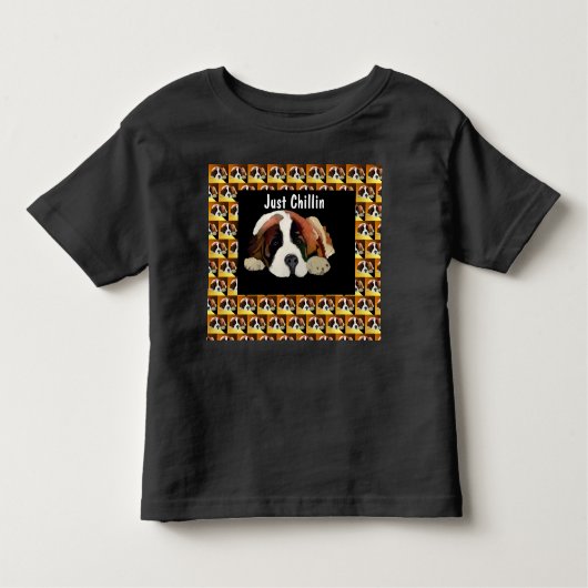 St. Bernard Puppy Kinder Shirts (Voorkant)