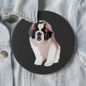 St. Bernard Puppy Ronde Button 6,0 Cm (In situ)