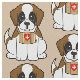 St. Bernard Puppy Stof