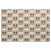 St. Bernard Puppy Stof (Fat Quarter)