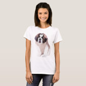 St. Bernard Puppy T-shirt (Voorkant volledig)