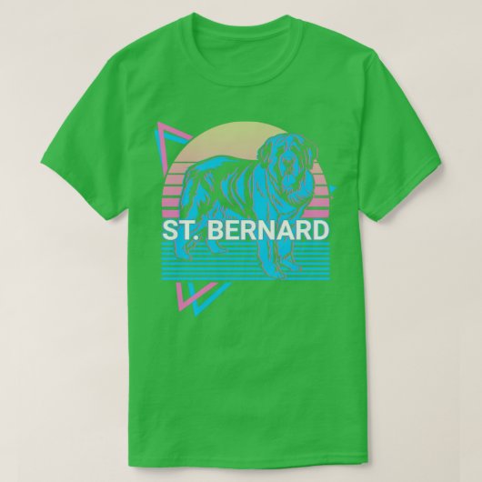 St Bernard Retro T-shirt (Design voorkant)