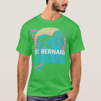 St Bernard Retro T-shirt