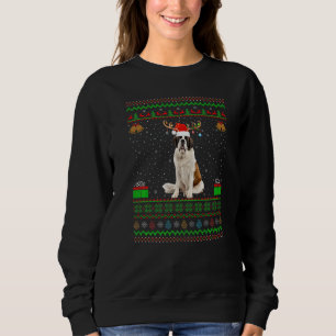 St Bernard Santa Hat Matching Ugly Saint Bernard C Trui