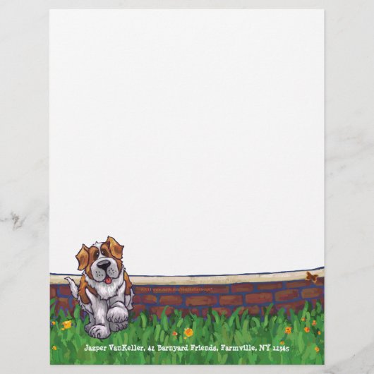 St. Bernard Stationery (Voorkant)