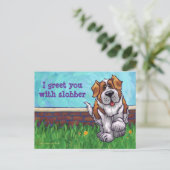 St. Bernard Stationery Briefkaart (Staand voorkant)